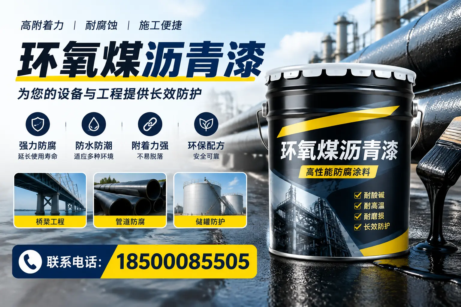 环氧煤沥青漆与其他涂料的对比分析，助力博望企业决策